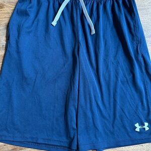 Under Armour Blue Athletic Shorts with Relaxed Fit